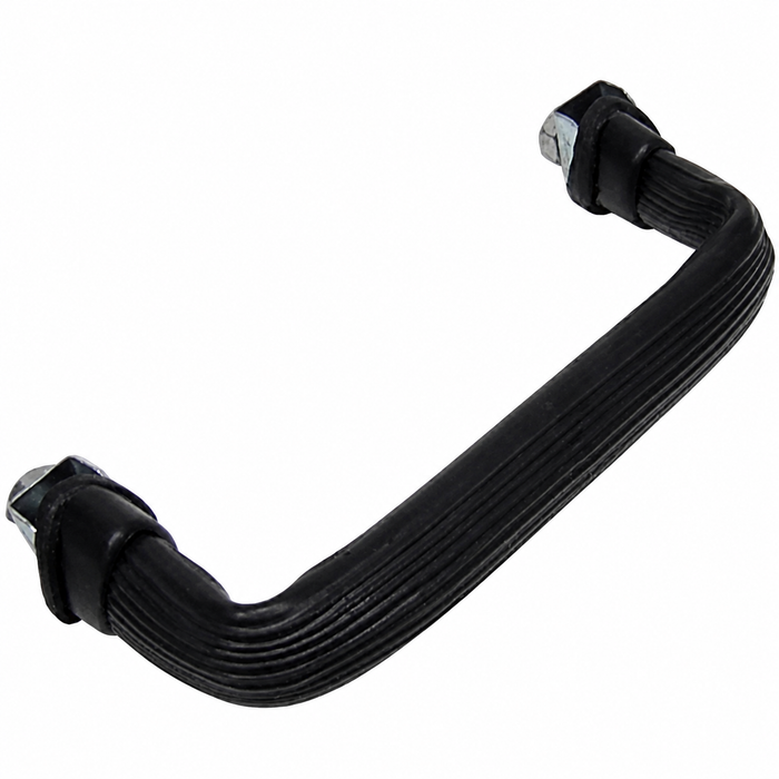 VWC-151-857-641-CBK - 151857641C - EXCELLENT QUALITY REPRODUCTION - DASH GRAB HANDLE - BLACK WITH BLACK ENDS AND HARDWARE - 58-67 BEETLE - SOLD EACH