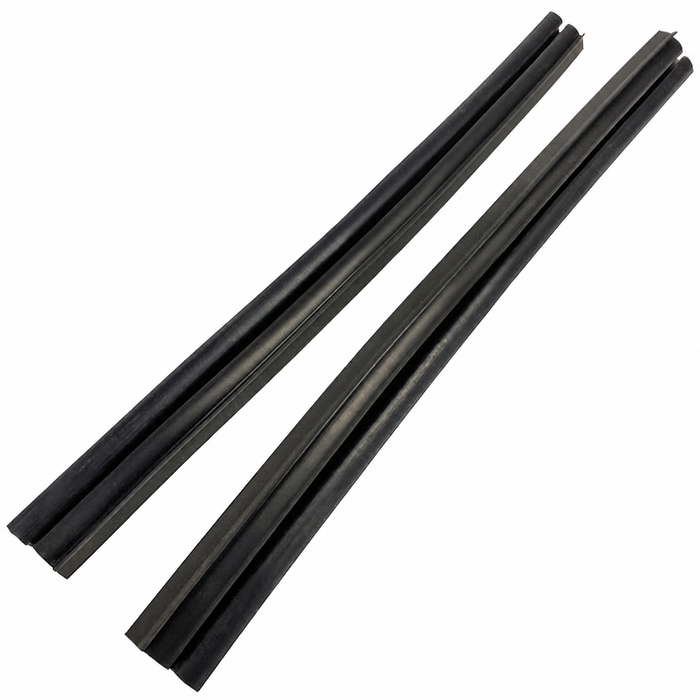 VWC-151-871-353-BPR - (151-353C-LR 151871353B) - GERMAN MADE - PAIR OF FRONT DOOR VENT TO WINDSHIELD POST SEALS - LEFT & RIGHT - BEETLE CONVERTIBLE 65-79 - SOLD PAIR