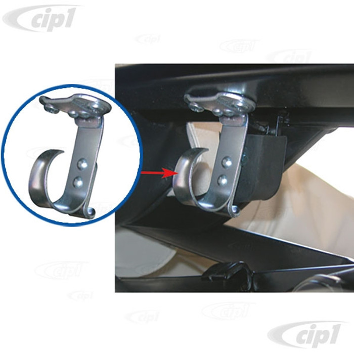 VWC-151-871-391-A - 151871391A EXCELLENT QUALITY GERMAN MADE - CONVERTIBLE TOP HOLD DOWN CATCH/CLIP - BEETLE 60-79 - EACH SOLD