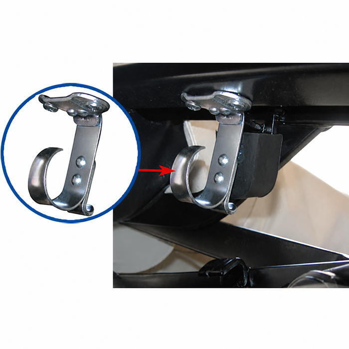 VWC-151-871-391-A - 151871391A EXCELLENT QUALITY GERMAN MADE - CONVERTIBLE TOP HOLD DOWN CATCH/CLIP - BEETLE 60-79 - EACH SOLD