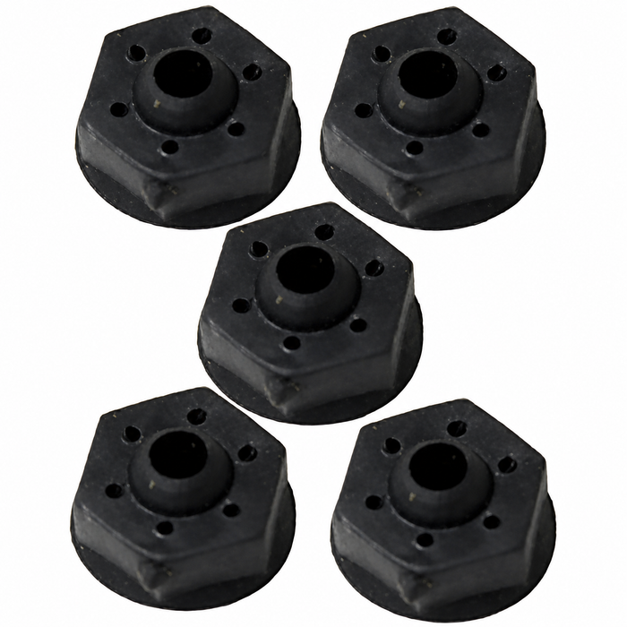 VWC-171-853-939-SET - SET OF 5 X 4MM EMBLEM SECURING CLIP - FOR SCRIPTS - SOLD SET OF 5
