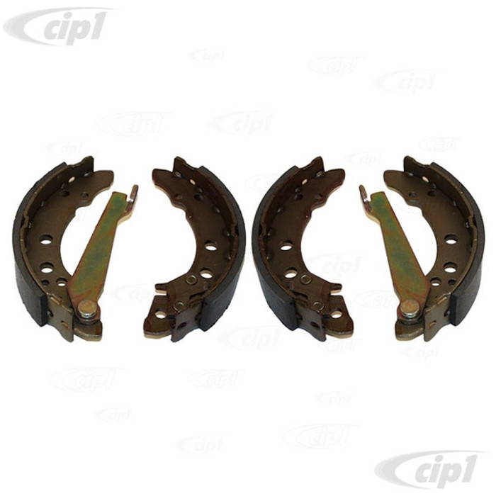 VWC-191-609-537 - (191609537 867698525 171698525A) NEW 4 PIECE BRAKE SHOE SET - 180MM X 30MM (559) - REAR - RABBIT/JETTA/GOLF 79-92 - SOLD SET