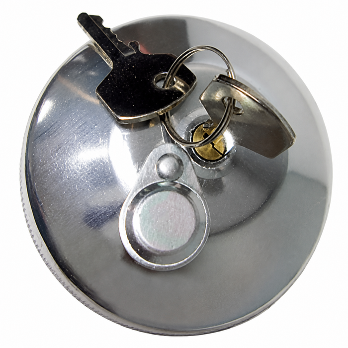 VWC-211-201-551-C - 211201551C - 343201551 - TOP QUALITY - LOCKING GAS CAP - 70MM - BEETLE 61-67 / GHIA 61-67 / BUS 68-71 / TYPE-3 62-67 / THING 73-74 - SOLD EACH