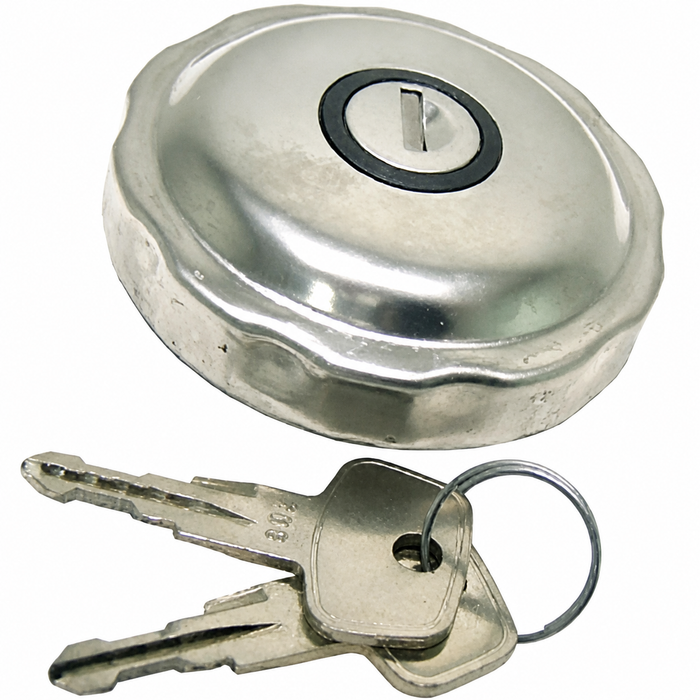 VWC-211-201-551-LK - 211201551 - OE QUALITY - LOCKING STAINLESS STEEL GAS CAP 60MM - BUS 56-67 - SOLD EACH