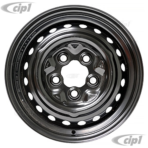 VWC-211-601-027-HBK - 211601027H - GENUINE VW - STOCK STEEL WHEEL
