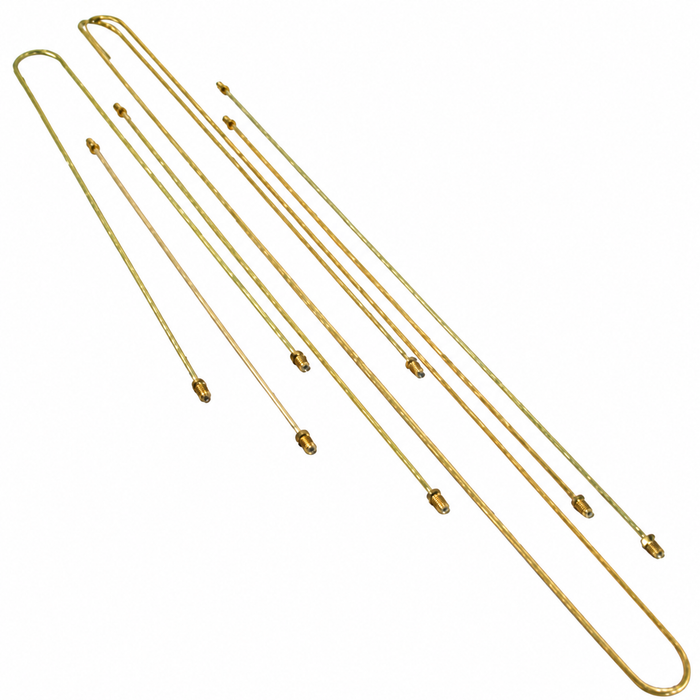 VWC-211-698-996-B - 8 PIECE METAL BRAKE LINE KIT (SOME LINES MAY BE LONGER THEN ORIGINAL) - BUS 68-70 - SOLD 8 PIECE KIT