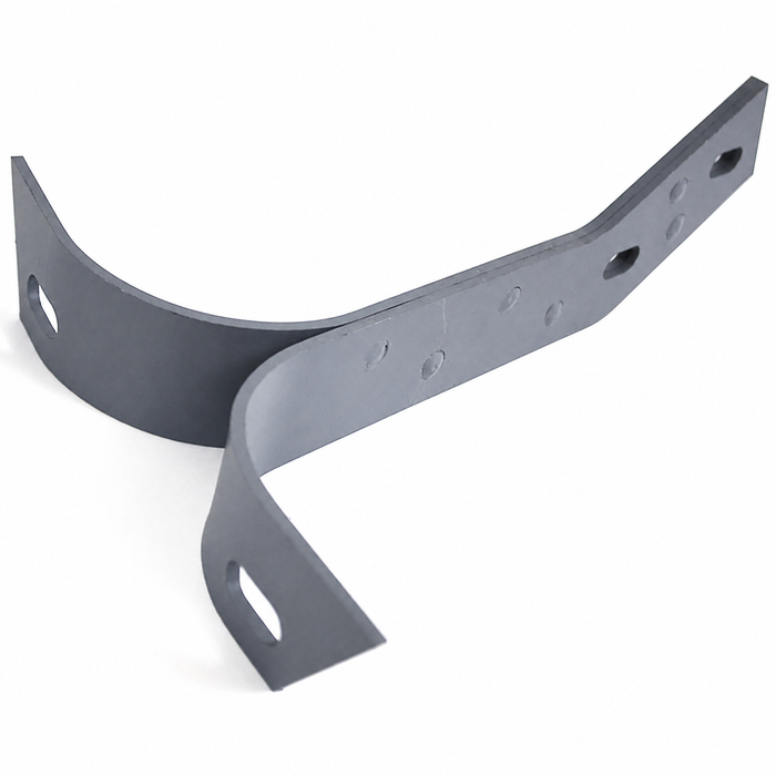 VWC-211-707-135-A - 211707135A - S34345 - EXCELLENT REPRODUCTION - FRONT LEFT BUMPER BRACKET - BUS 55-58 - SOLD EACH