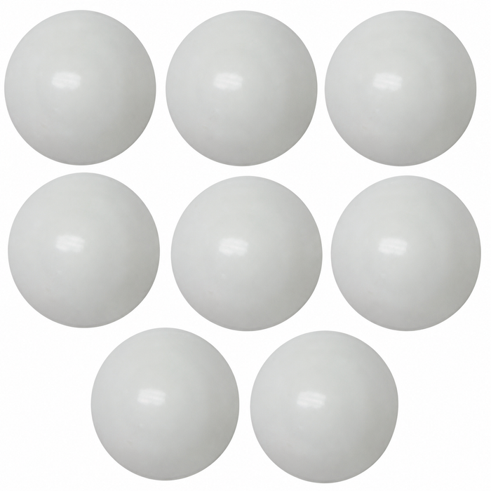 VWC-211-707-192-WST - OE QUALITY - SET OF 8 BUMPER BOLT PLASTIC COVERS - WHITE - BUS 73-79 - SOLD SET OF 8