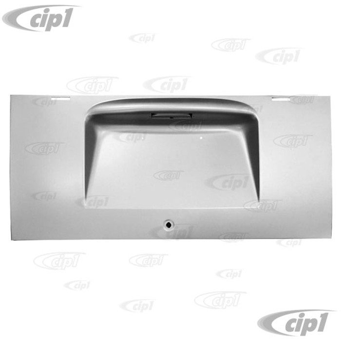 VWC-211-827-025-BA - 211827025BA - SILVER WELD-THROUGH HIGH QUALITY SHEET METAL - ENGINE DECK LID - BUS 58-12/63 - SOLD EACH