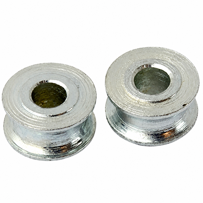 VWC-211-827-423-PR - 211827423 - PAIR OF ROLLERS - ENGINE LID AND SIDE COMPARTMENT - SUPPORT GUIDE ROLLERS - BUS CHASSIS #2142057948 TO 1973 - SOLD PAIR
