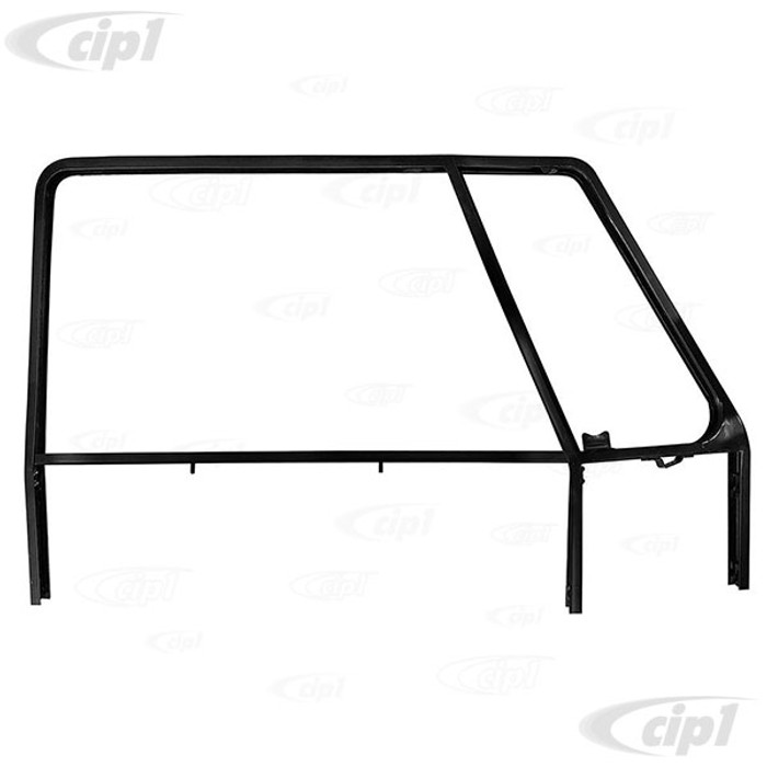 VWC-211-837-080-B - (211837080B) EXCELLENT REPRODUCTION - RIGHT FRONT DOOR WINDOW FRAME - BUS 52-67 - SOLD EACH