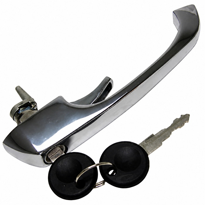 VWC-211-837-205-N - (211837205N) - GOOD QUALITY - OUTER LOCKING DOOR HANDLE WITH KEYS - BUS 69-79 - THING 73-74 - SOLD EACH
