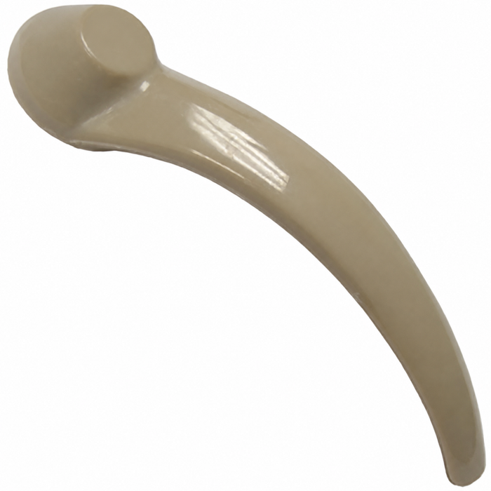 VWC-211-837-225 - 211837225 - SILVER BEIGE (GRAY) LEVER - FRONT DOOR RELEASE HANDLE - BUS 60-64 - SOLD EACH