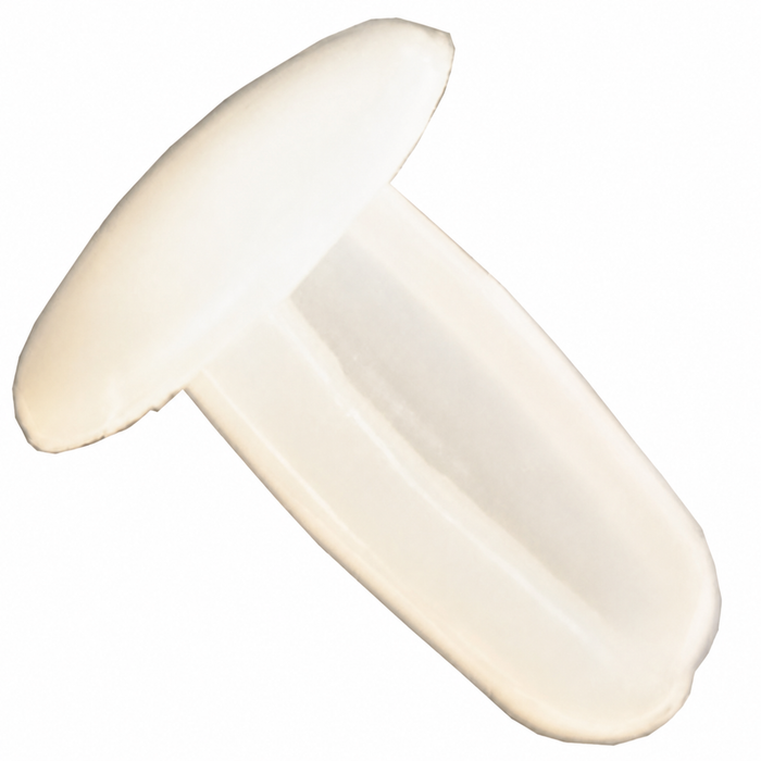 VWC-211-843-487	- (211843487) QUALITY REPRODUCTION - WHITE - SLIDING DOOR UPPER COVER PIN - BUS 68-79 - SOLD EACH