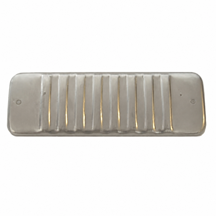 VWC-211-857-233 - 211857233 - BARE METAL RADIO BLOCK OFF PLATE - BUS 55-66 - SOLD EACH