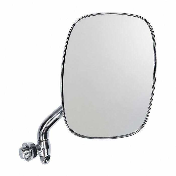 VWC-211-857-514-F - 211857514F - RIGHT - EXCELLENT REPRODUCTION - CHROME OUTSIDE MIRROR - BUS 68-79 - SOLD EACH