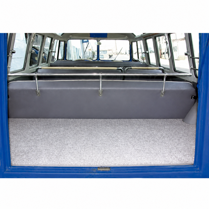VWC-211-898-408 - (211898408) EXCELLENT QUALITY - REAR SEAT JAIL BAR STYLE HAND/LUGGAGE RAIL KIT (BAR STANDARD FINISH - CAN EASILY BE POLISHED) - T2 BUS 55-79 - SOLD KIT