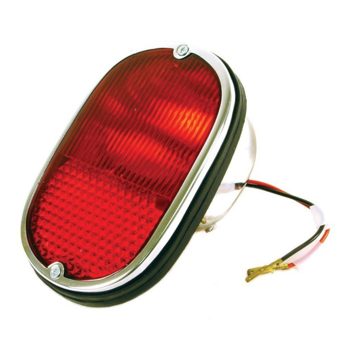 VWC-211-945-237-K - COMPLETE TAIL LIGHT ASSEMBLY - U.S. SINGLE BULB STYLE - LEFT OR RIGHT - BUS 62-71- REF.#'s 211945237K - 98-9514-0 - SOLD EACH