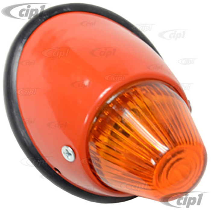 VWC-211-953-042-A - 211953042A - BULLET TURN SIGNAL ASSEMBLY WITH AMBER LENS - RIGHT - BUS 55-61 - SOLD EACH