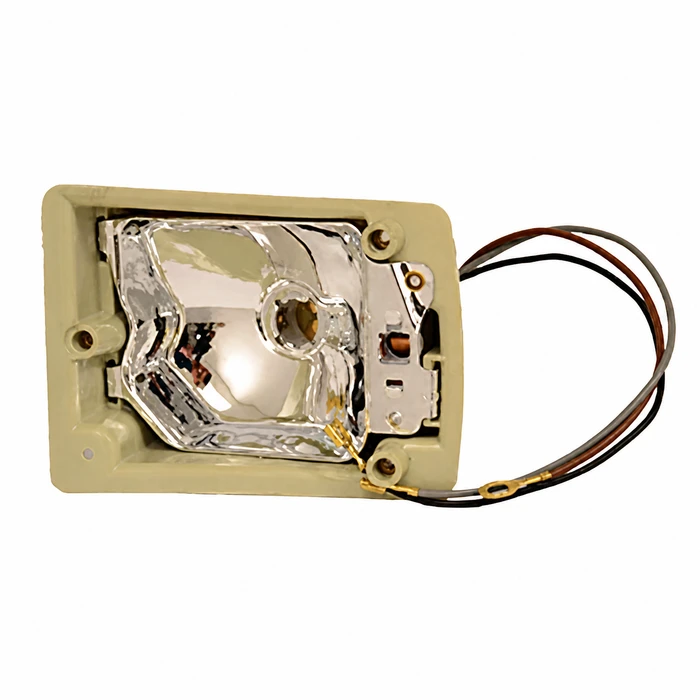 VWC-211-953-051-G - 211953051G - GOOD QUALITY REPRODUCTION - ORIGINAL USA STYLE 3 WIRE FRONT TURN SIGNAL BULB HOLDER - LEFT - BUS 73-79 - SOLD EACH