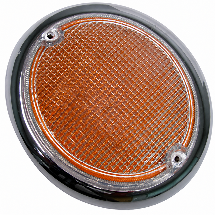 VWC-211-953-161-B - 211953161B - GENUINE GERMAN HELLA - FRONT TURN SIGNAL LENS - LEFT SIDE - BUS 62-67 - SOLD EACH
