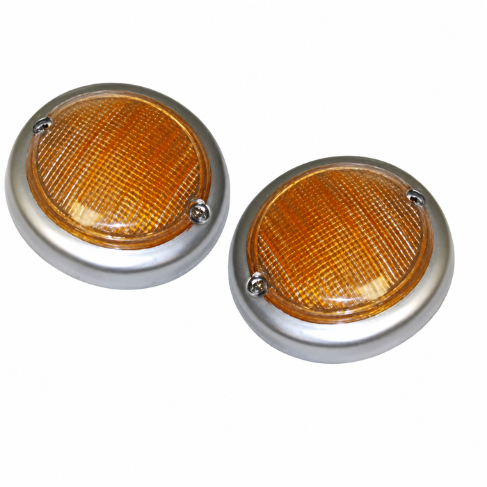 VWC-211-953-162-BBR - ECONO BRAZIL - FRONT TURN SIGNAL LENS LEFT & RIGHT PAIR - BUS 62-67 - SOLD PAIR