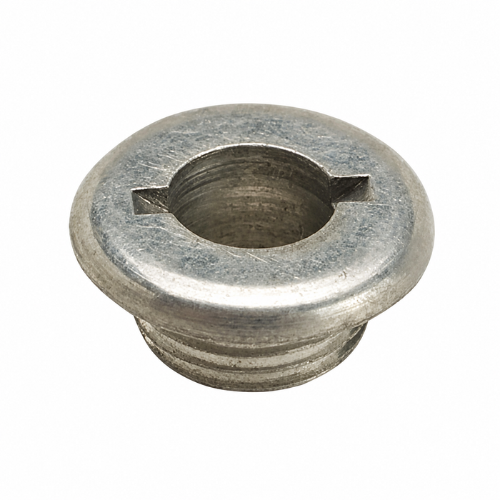 VWC-211-953-247 - EXCELLENT QUALITY - 12MM DASH SWITCH ESCUTCHEON THREADED NUT - SECURES WIPER / HEADLIGHT / EMERGENCY SWITCH - BEETLE 1967 - GHIA 1967 - TYPE-3 1967 - REF.# - 111941515C - 111-941-515-C - 211953247 - 111-515C - 98-8705-B - SOLD EACH
