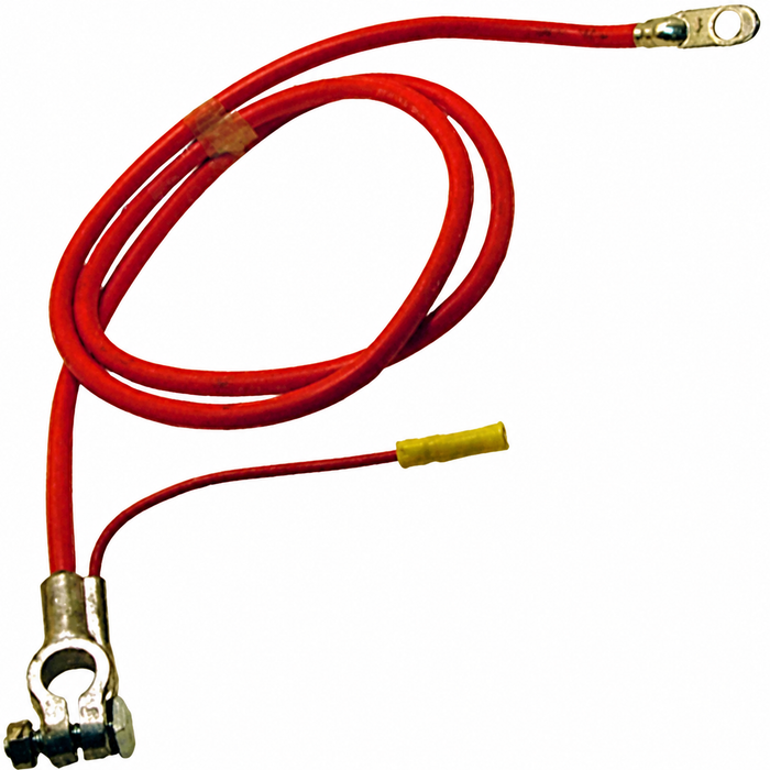 VWC-211-971-228-A - 211971228A - POSITIVE BATTERY CABLE - WITH OE GERMAN STYLE CONNECTOR  - GHIA 66-74 - BUS 72-79 - 53 INCHES LONG - SOLD EACH