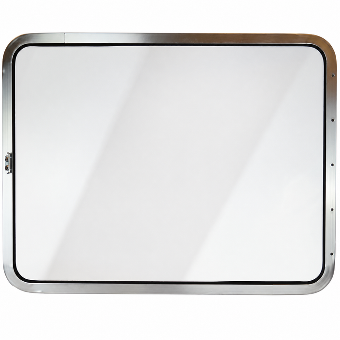 VWC-221-847-105-FWG - 221847105F - EXCELLENT QUALITY - ANODIZED ALUMINIUM POP-OUT WINDOW FRAME WITH GLASS - BUS 55-67 - SOLD EACH