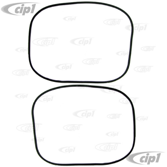 VWC-221-847-135-APR - (221-135A 221847135A) BEST QUALITY USA MADE - PAIR OF SIDE POPOUT WINDOW INNER SEALS ON BODY - LEFT AND RIGHT -  BUS 50-67 - SOLD PAIR