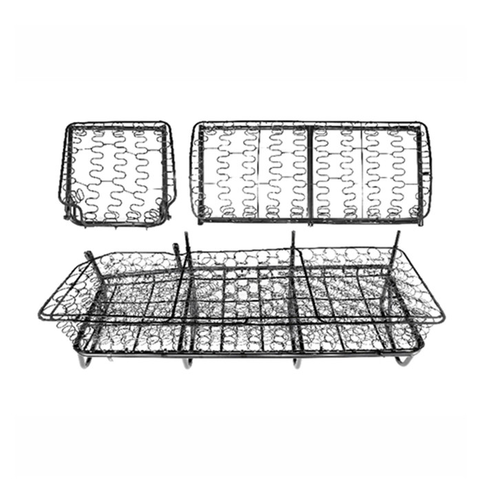 VWC-221-881-021-B - 221881021B - EXCELLENT REPRODUCTION - FULL WIDTH MIDDLE SEAT FRAME WITH 1/3 FOLD DOWN BACKREST - BUS 55-67 - SOLD EACH