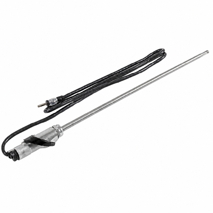 VWC-251-035-503-A - 251035503A - 58-3501 - ANTENNA WITH CHROME BASE - TOP OF BODY MOUNT - BEETLE 67-79 - TYPE-3 62-73 - VANAGON 80-91 - SOLD EACH