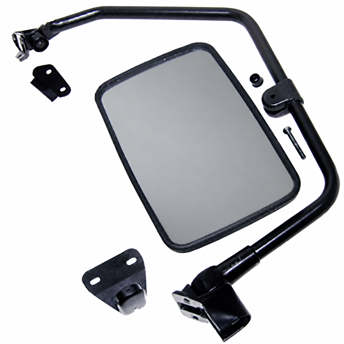 VWC-251-857-514-H - 251857514H - MADE IN GERMANY - RIGHT - HEAVY-DUTY DELIVERY TRUCK STYLE OUTSIDE CONVEX DOOR MIRROR (MOUNTING HARDWARE NOT INCLUDED) - VANAGON 80-91 - SOLD EACH