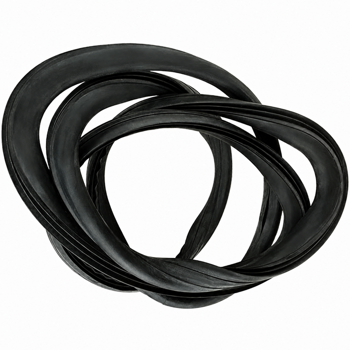 VWC-255-845-322 - 255845322 - GENUINE GERMAN - MIDDLE SLIDING DOOR WINDOW SEAL - WITH GROOVE FOR CHROME TRIM (SOLD SEP. C16-175-345) - VANAGON RIGHT 85-91 - SOLD EACH