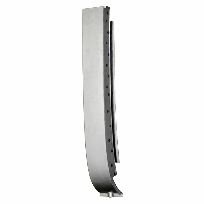 VWC-261-809-251-A - (261809251A) BEST QUALITY MADE BY AUTOCRAFT IN U.K. - LEFT SIDE B POST OUTER REPAIR SECTION (550MM TALL) - WITHOUT TREASURE CHEST/SIDE COMP. - BUS 50-71 - SOLD EACH