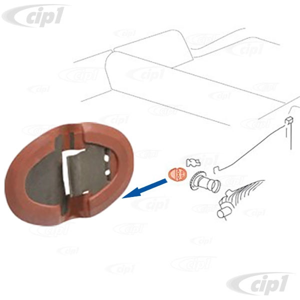 VWC-311-255-551 - (311255551) - REAR KICK PANEL HEATER FLAP