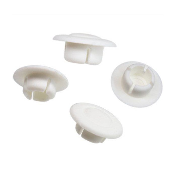 VWC-311-831-439-AWST - 311831439A - EXCELLENT GERMAN QUALITY - SET OF 4 DOOR HINGE PIN OILING HOLE PLUGS - CREAM/WHITE - BEETLE 68-79 - SET OF 4