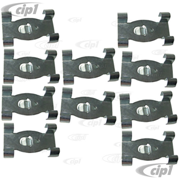 VWC-311-853-589-SET - 311853589 - SET OF 10 ROCKER MOLDING CLIPS