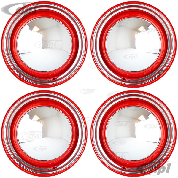 レッドスムージー ACC-C10-6620-RD-KIT - NEW HOT ROD RED WHEEL PACKAGE - SET OF 4