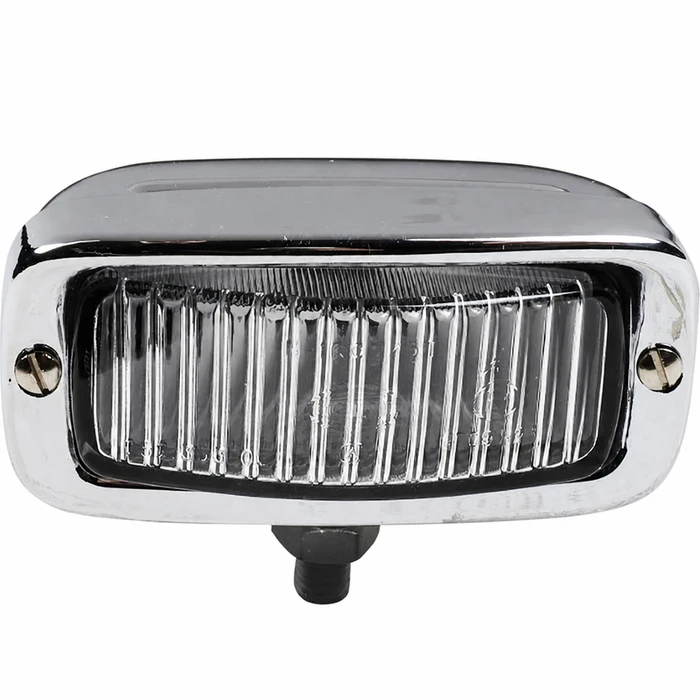 C24-111-941-072 - 111941072 - GENUINE HELLA - CHROME BACK UP/REVERSE LIGHT ASSEMBLY - BEETLE 1967 - GHIA 67-70 - TYPE-3 67-69 (MOUNTING BRACKETS SOLD SEP.) - SOLD EACH