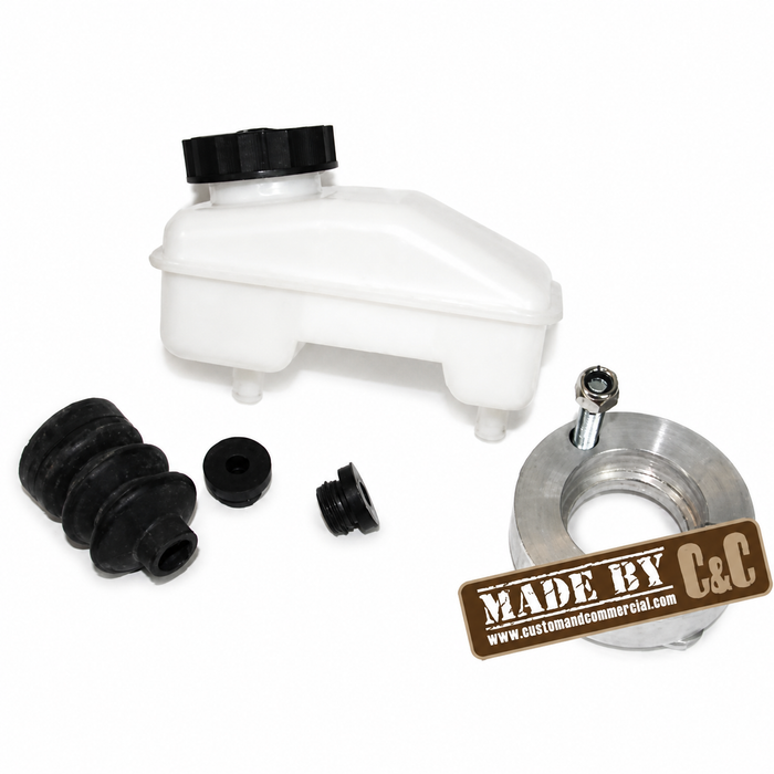 C33-S73865 - GERMAN QUALITY FROM C&C U.K. - DUAL CIRCUIT MASTER CYLINDER CONVERSION KIT - ALLOWS INSTALLATION OF A LATE MODEL BUS MASTER CYLINDER INTO EARLY BUS - BUS 55-67 - SOLD KIT