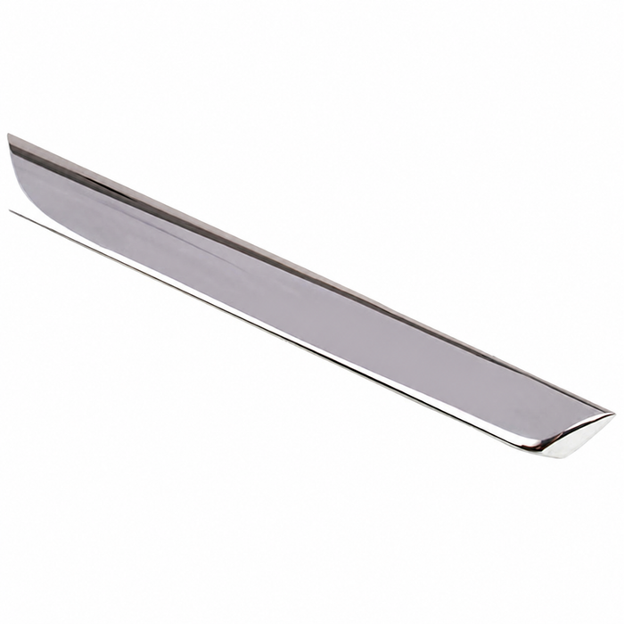 VWC-141-853-333-C - 141853333 - EXCELLENT REPRODUCTION - TOP OF DOOR CHROME MOLDING - WINDOW SCRAPER STRIP - LEFT OR RIGHT - REQUIRES CLIPS VWC-141-898-335-SET - GHIA 60-71 - SOLD EACH