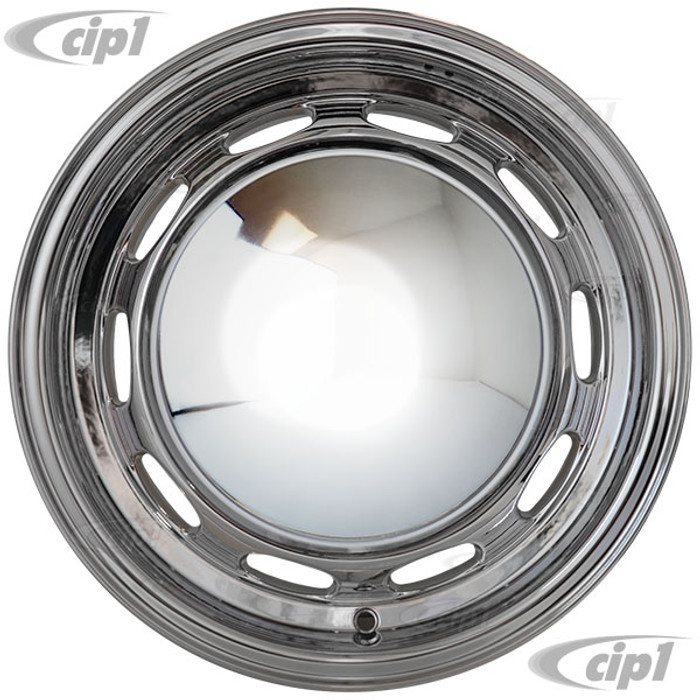 C10-1173 - CIP1 EXCLUSIVE - 3-FIFTY-6 ALUMINUM ALLOY WHEEL - CHROME MIRROR LIKE FINISH - 15X5.5 INCH - (WEIGHT 13 LBS) ET 20MM / 4.0 INCH BACKSPACE - SOLD EACH