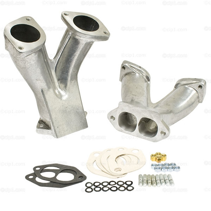 C13-45-1033 - EMPI - STAGE-3 MATCH PORTED TALL INTAKE MANIFOLD KIT FOR 48/51MM EPC/IDA ON DUAL PORT ENGINES - SOLD PAIR