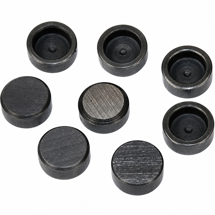 C13-4006 - 00-4006-0 - EMPI - SET TO 8 HARDENED VALVE STEM LASH CAPS FOR 8MM STEM - ALL 1600CC BEETLE STYLE ENGINES - SOLD SET OF 8