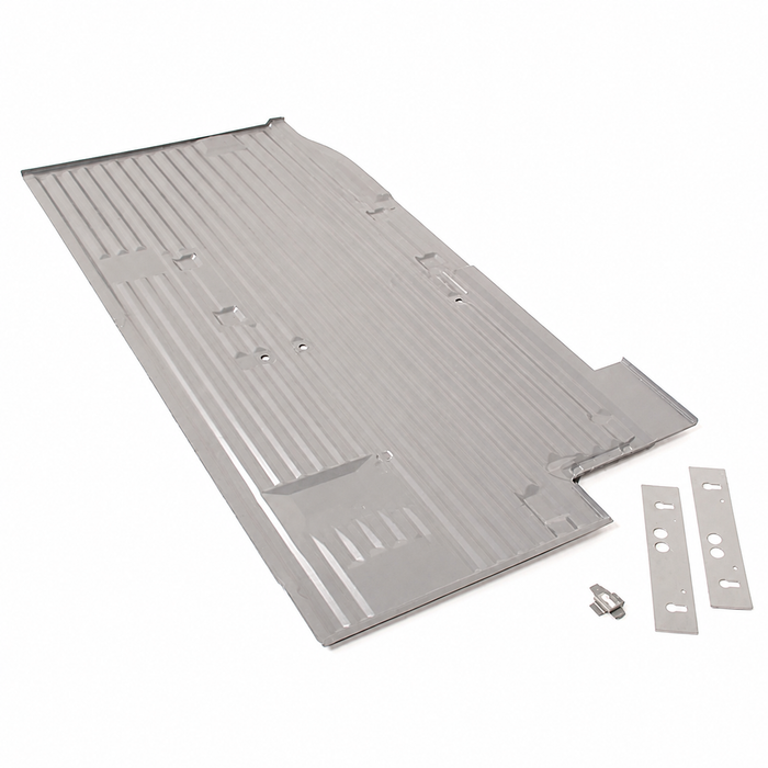 VWC-211-801-404-J - 211801404J - EXCELLENT REPRODUCTION - RIGHT CARGO FLOOR COMPLETE WITH SEAT MOUNTS AND BRACKETS - BUS 68-71 - SOLD EACH