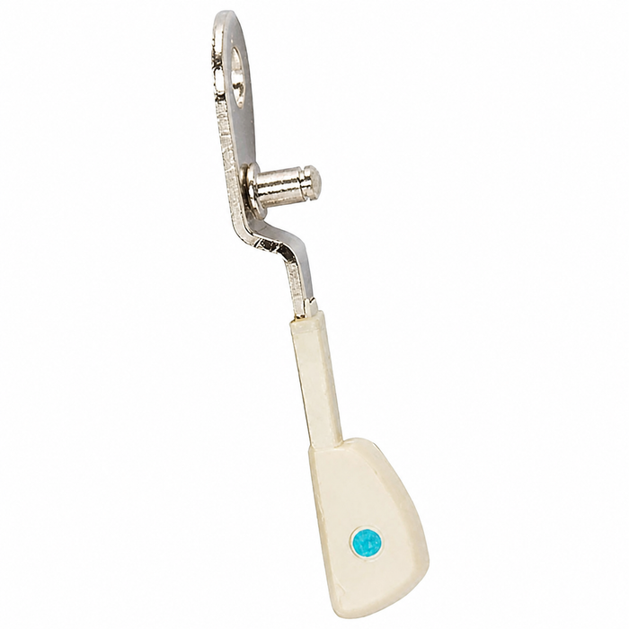 VWC-141-255-941-A - (141255941A) EXCELLENT QUALITY - LEVER/KNOB CONTROL - FRESH AIR REGULATOR - LEFT OR RIGHT - IVORY/BEIGE WITH BLUE DOT - KARMANN GHIA SEDAN/CONVERIBLE 56-67 - SOLD EACH