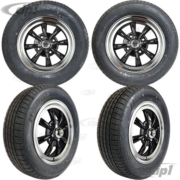 C32-E28C-SET-WT - SET OF 4 15X5.5 CHROME 8 SPOKE WHEELS (4X130MM