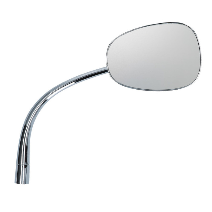 VWC-113-857-514-B - 113857514B - EXCELLENT REPRODUCTION - OVAL OUTSIDE MIRROR - WITH LONG ARM - RIGHT - BEETLE 46-67 - SOLD EACH