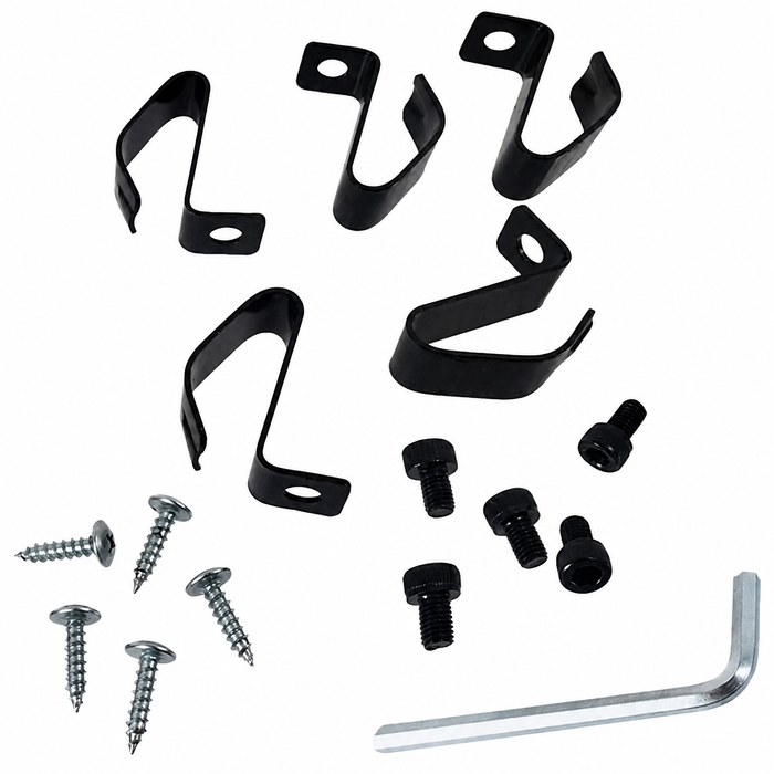 C10-117-CLIP - CUSTOM Cip1 HUB CAP CLIP KIT FOR 3-FIFTY-6 WHEELS - INCLUDES CLIPS / ALLEN HEAD SCREWS / METAL SCREWS / ALLEN WRENCH - DOES ONE WHEEL - SOLD KIT
